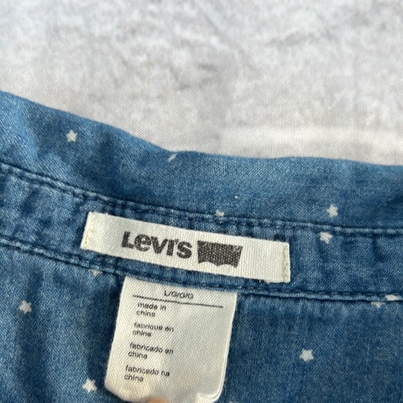 Levi’s denim sleeveless tank top size large - Picture 7 of 8